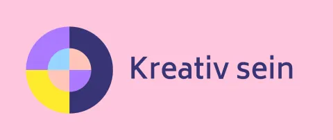Wort-Bild-Marke: Kreativ sein