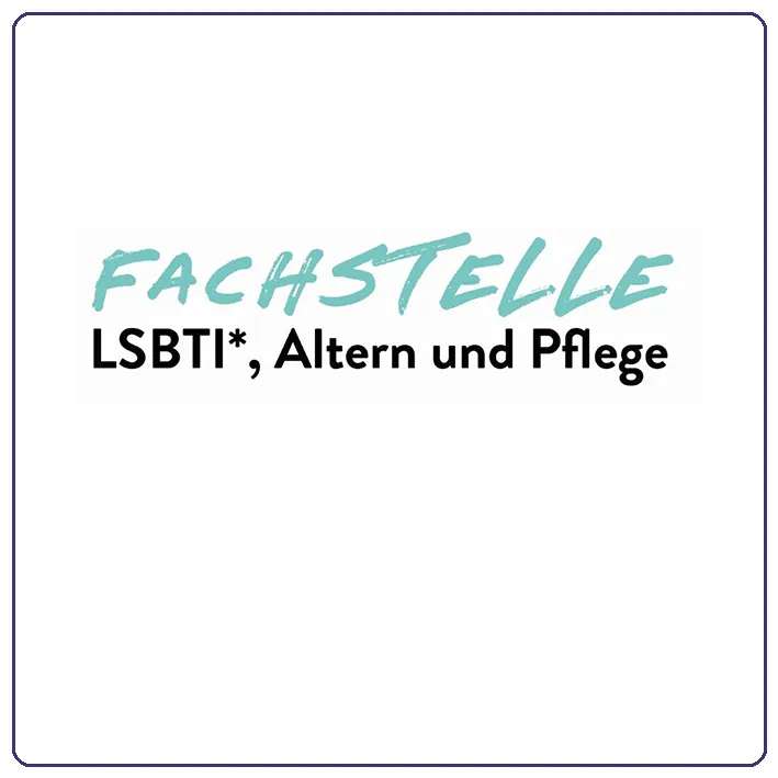 Logo Fachstelle LSBTI*, Altern und Pflege